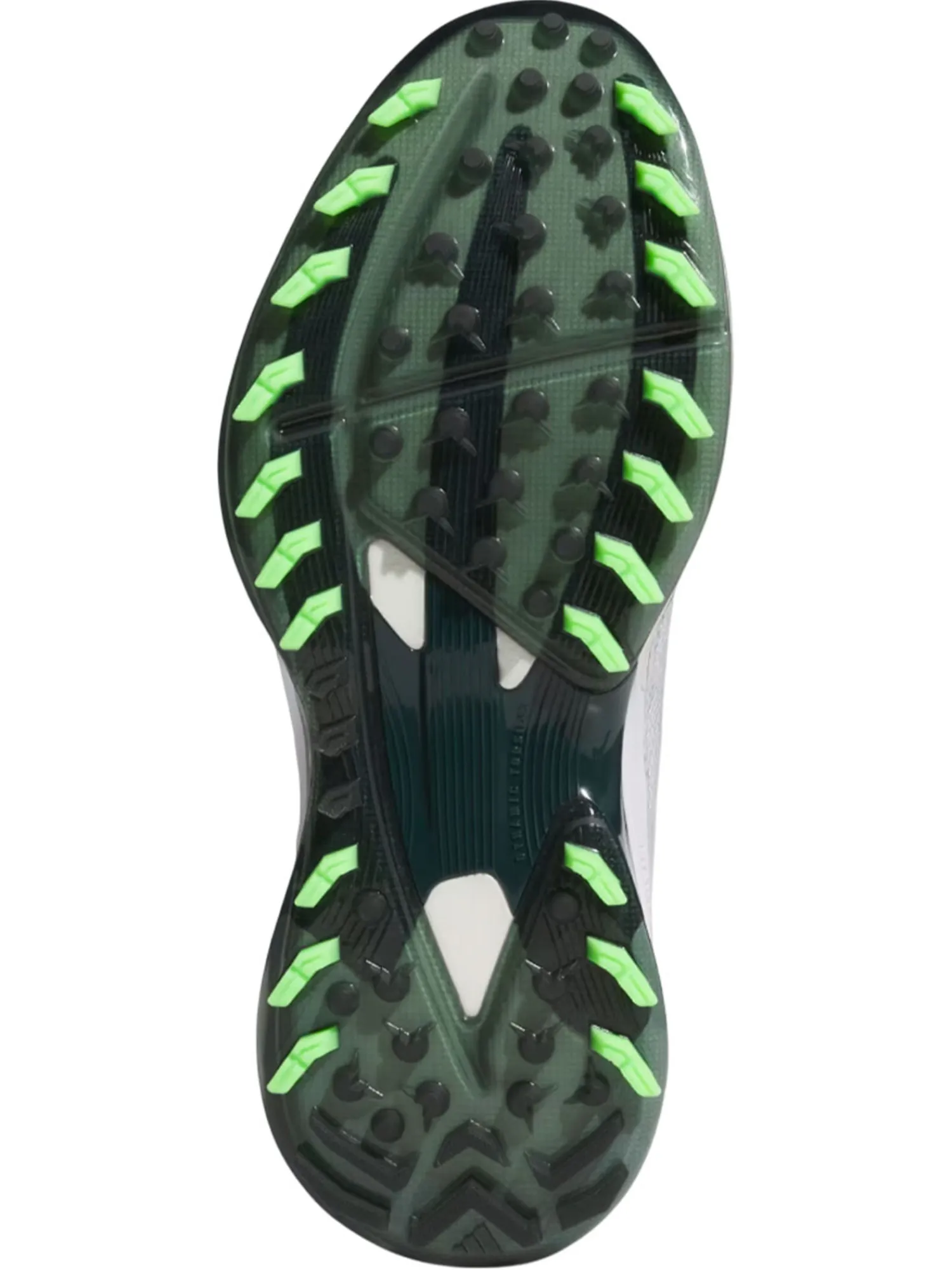 Adidas Mens Golf Shoes|Adizero ZG BOA Spikeless Golf Shoes - Ftwr White/Aurora Ivy/Lime Burst