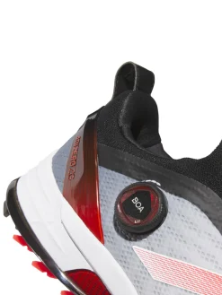 Adidas Mens Golf Shoes|Adizero ZG BOA Spikeless Golf Shoes - Ftwr White/Lucid Red/Core Black