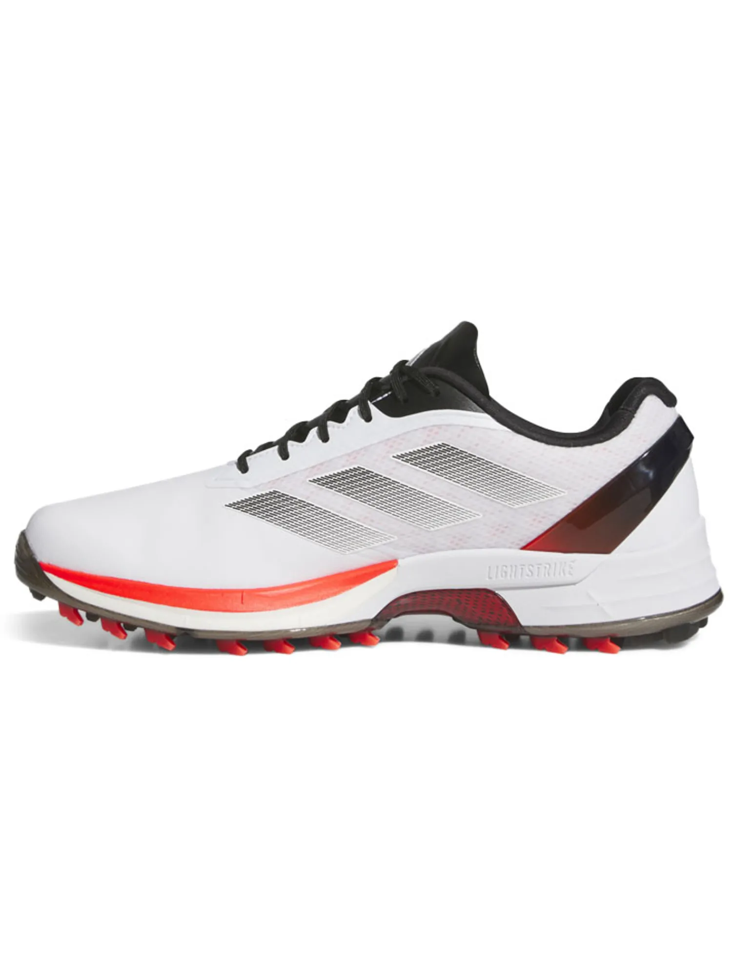 Adidas Mens Golf Shoes|Adizero ZG Spikeless Golf Shoes - Ftwr White/Lucid Red/Core Black