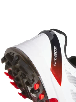 Adidas Mens Golf Shoes|Adizero ZG Spikeless Golf Shoes - Ftwr White/Lucid Red/Core Black