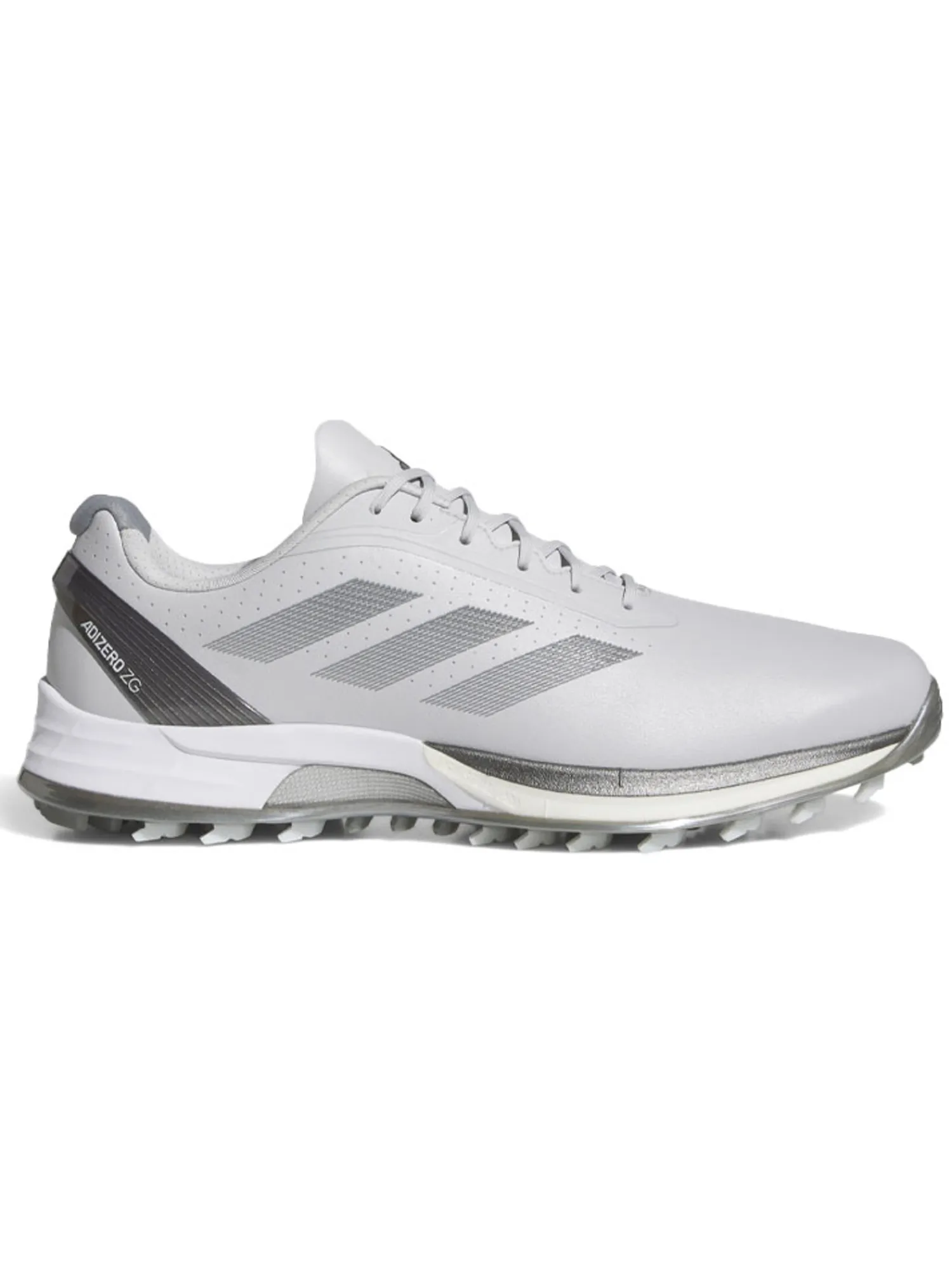 Adidas Mens Golf Shoes|Adizero ZG Spikeless Golf Shoes - Lgh Solid Grey/Iron Met./Silver Met.