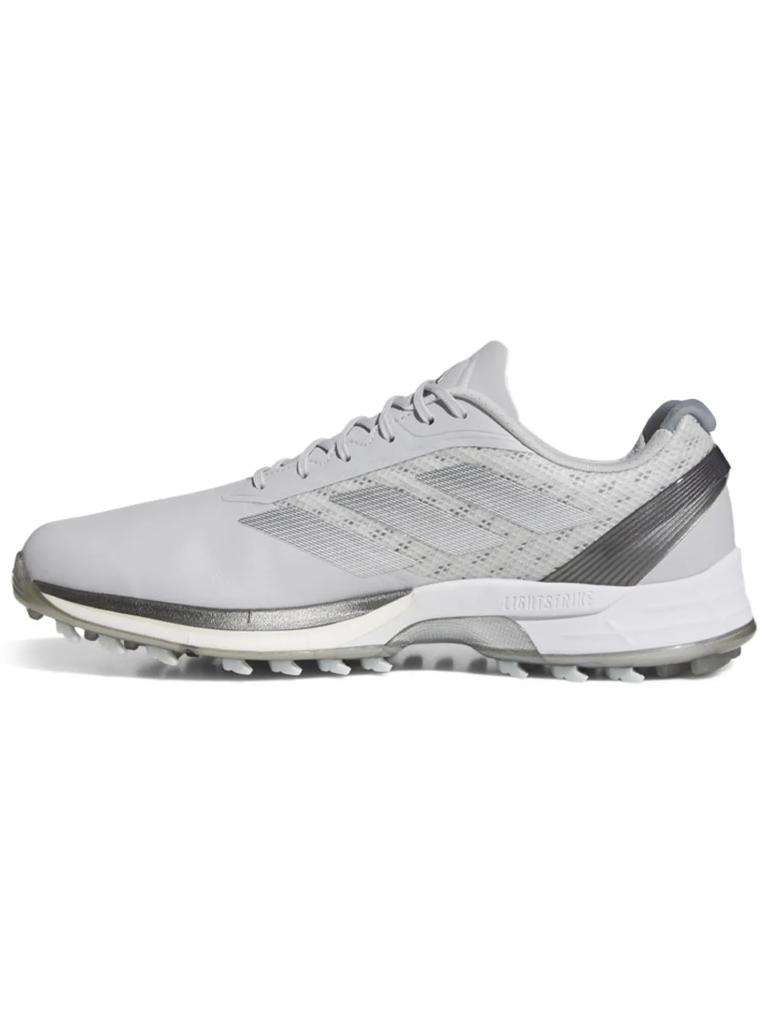 Adidas Mens Golf Shoes|Adizero ZG Spikeless Golf Shoes - Lgh Solid Grey/Iron Met./Silver Met.