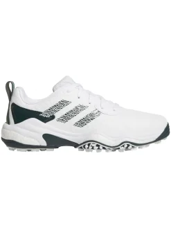 Adidas Mens Golf Shoes|Codechaos 25 Spikeless Golf Shoes - Ftwr White/Aurora Ivy/Lime Burst