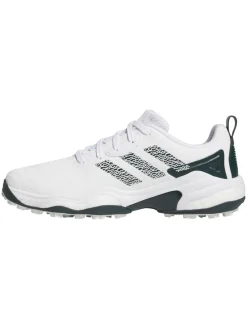 Adidas Mens Golf Shoes|Codechaos 25 Spikeless Golf Shoes - Ftwr White/Aurora Ivy/Lime Burst