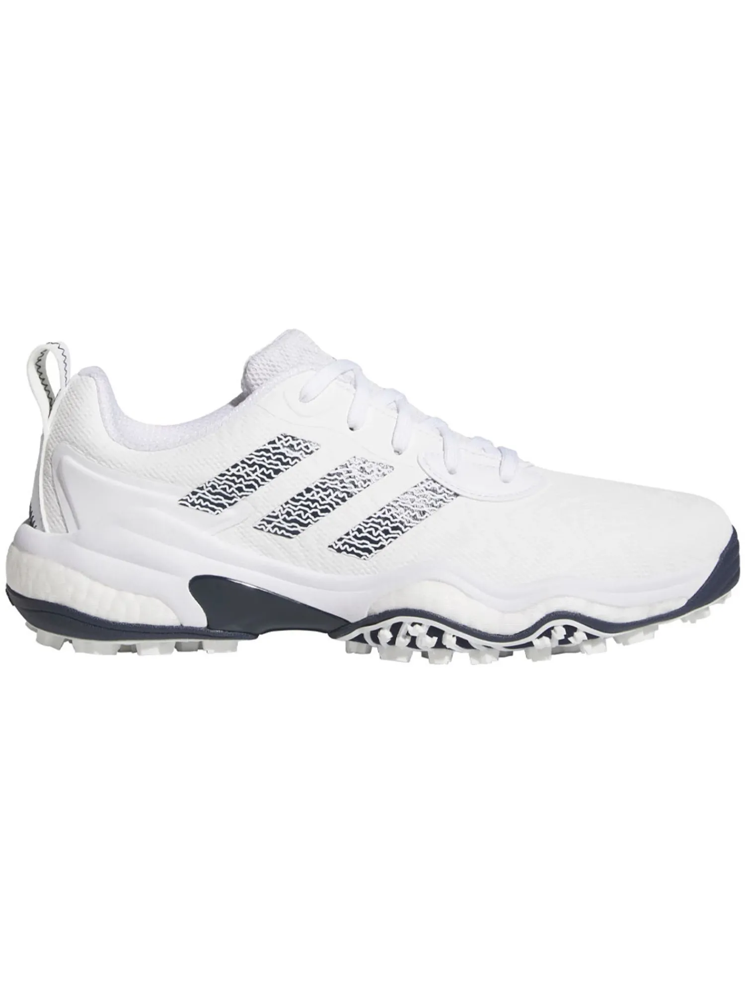Adidas Mens Golf Shoes|Codechaos 25 Spikeless Golf Shoes - Ftwr White/Collegiate Navy/Ftwr White