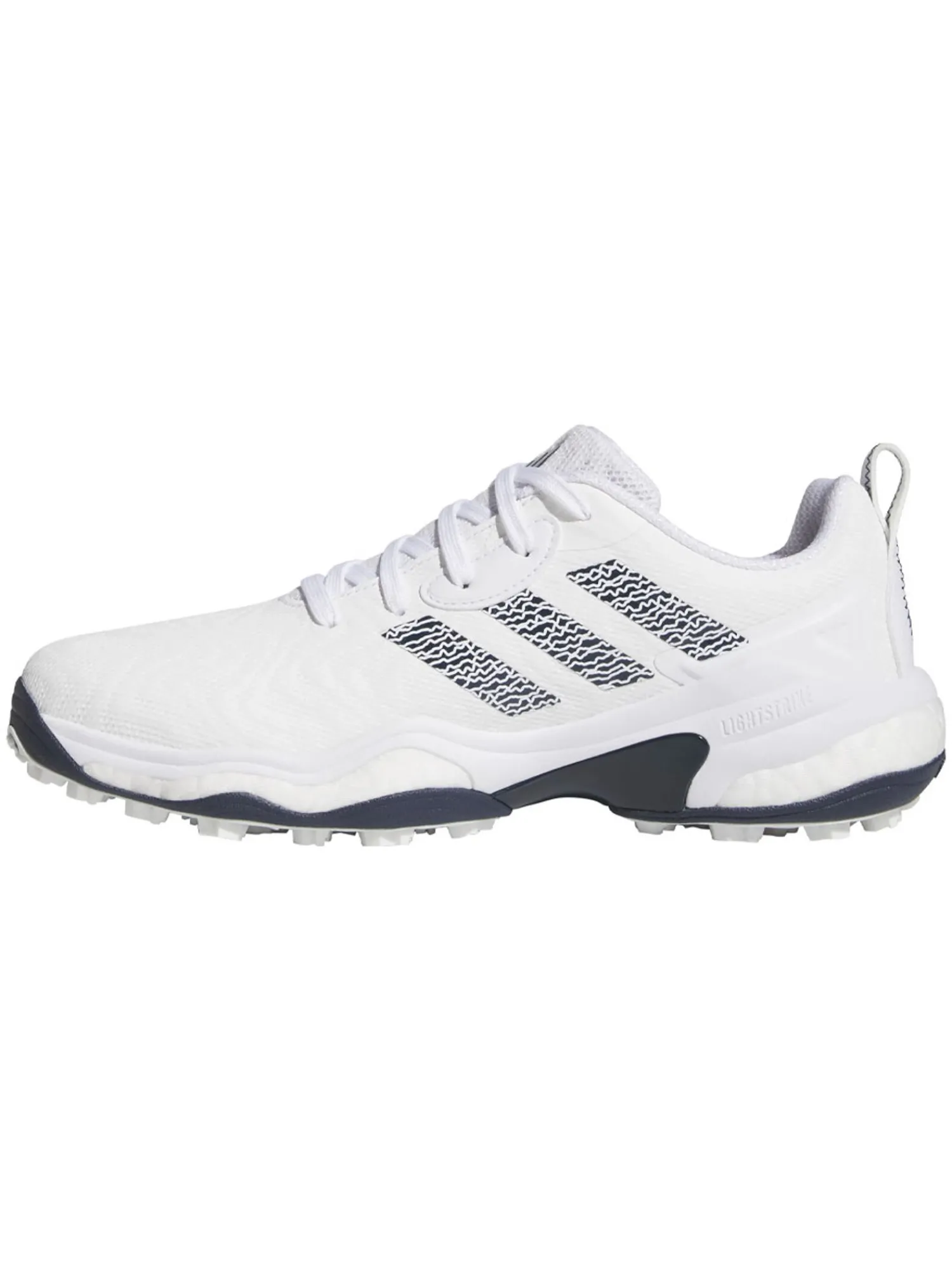 Adidas Mens Golf Shoes|Codechaos 25 Spikeless Golf Shoes - Ftwr White/Collegiate Navy/Ftwr White