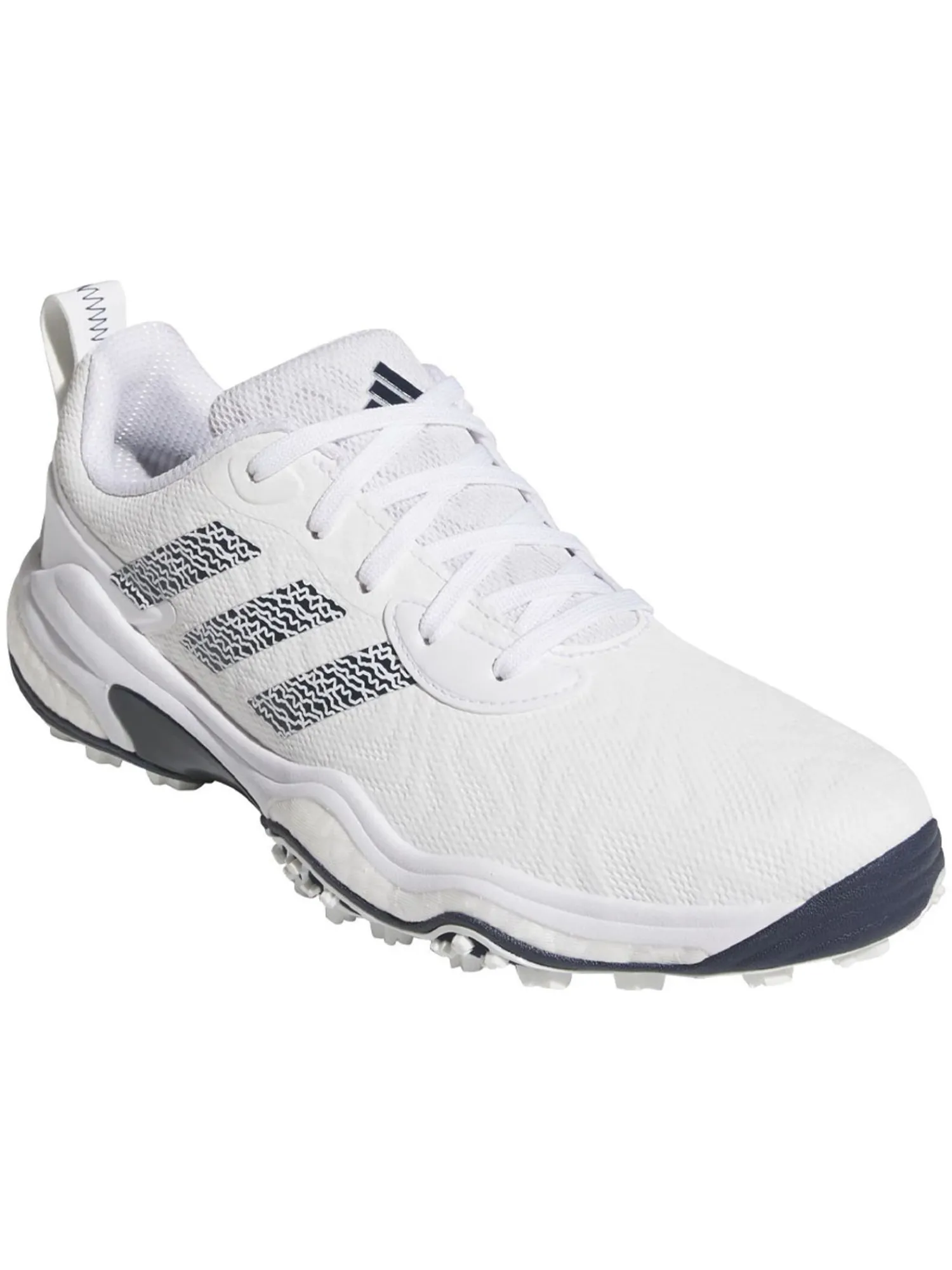 Adidas Mens Golf Shoes|Codechaos 25 Spikeless Golf Shoes - Ftwr White/Collegiate Navy/Ftwr White