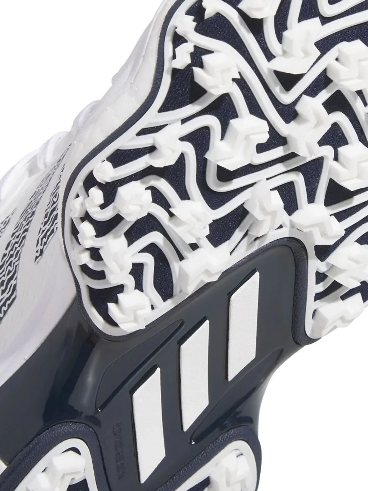 Adidas Mens Golf Shoes|Codechaos 25 Spikeless Golf Shoes - Ftwr White/Collegiate Navy/Ftwr White