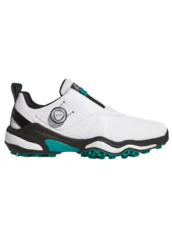 Adidas Mens Golf Shoes|Codechaos BOA 25 Spikeless Golf Shoes - Ftwr White/Core Black/Pure Teal