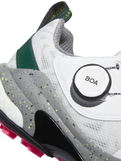 Adidas Mens Golf Shoes|Codechaos BOA 25 Spikeless Golf Shoes - Ftwr White/Core Black/Col. Green