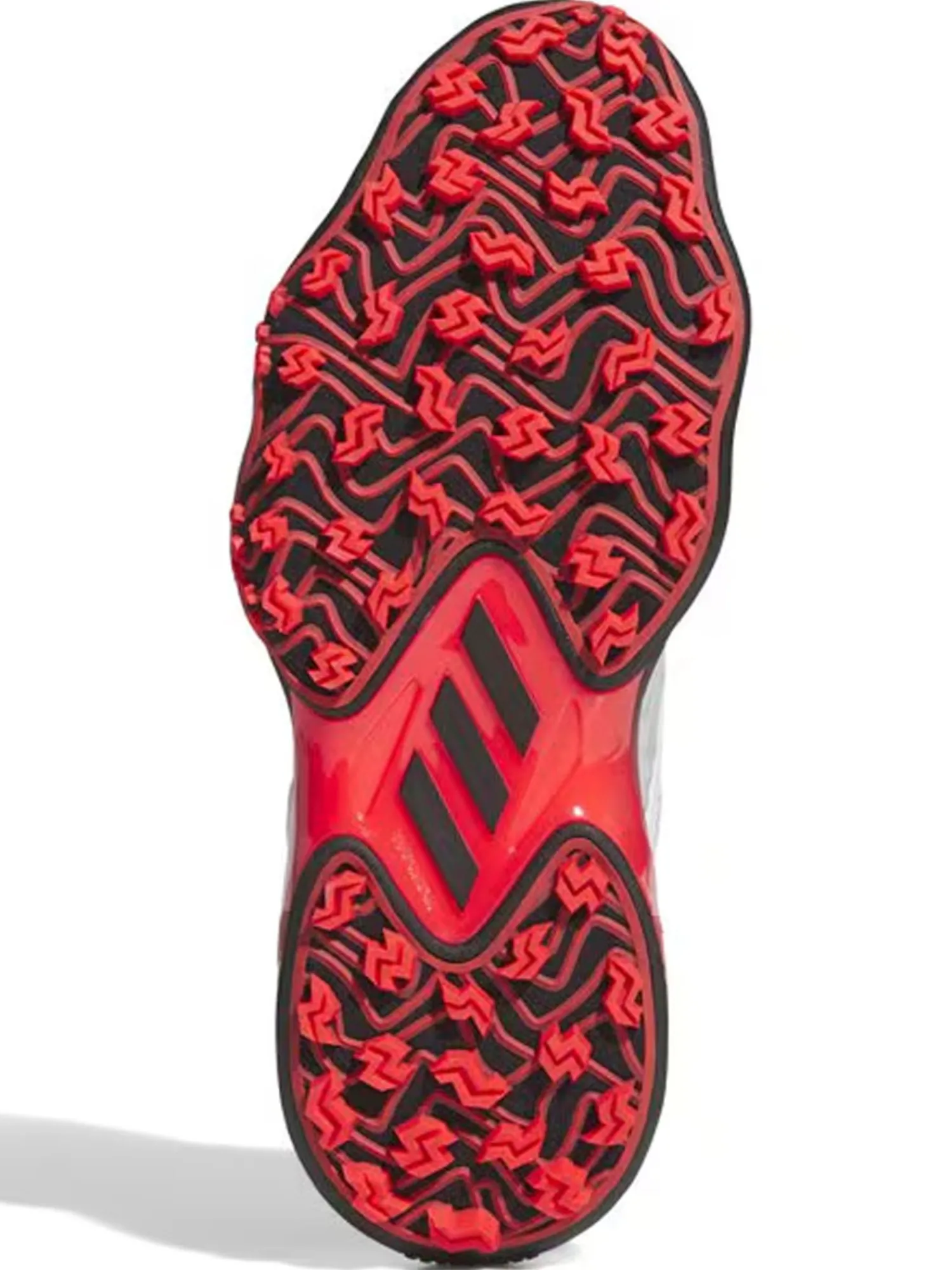 Adidas Mens Golf Shoes|Codechaos BOA 25 Spikeless Golf Shoes - Cloud White/Core Black/Lucid Red