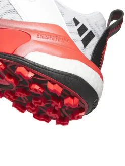 Adidas Mens Golf Shoes|Codechaos BOA 25 Spikeless Golf Shoes - Cloud White/Core Black/Lucid Red