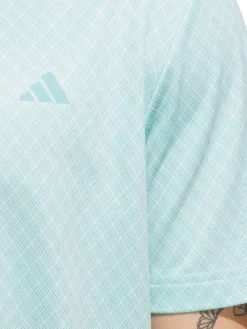 Adidas Shirts|Core Allover Print Polo Shirt - Semi Flash Aqua/Mint Tone