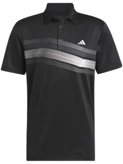 Adidas Clearance Clothing|Core Chest Stripe Polo Shirt - Black