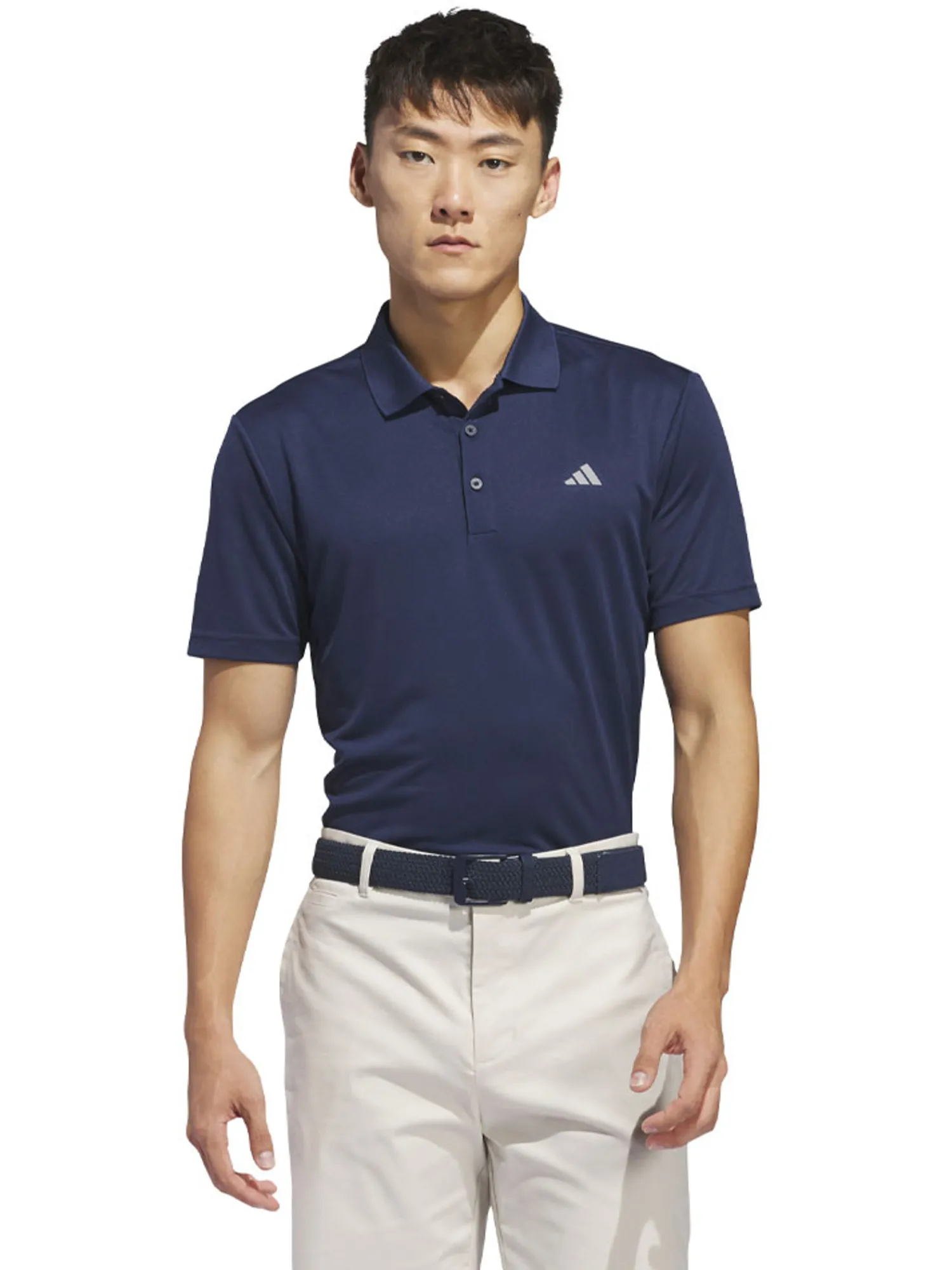 Adidas Shirts|Core Performance PrimeGreen Polo Shirt - Collegiate Navy