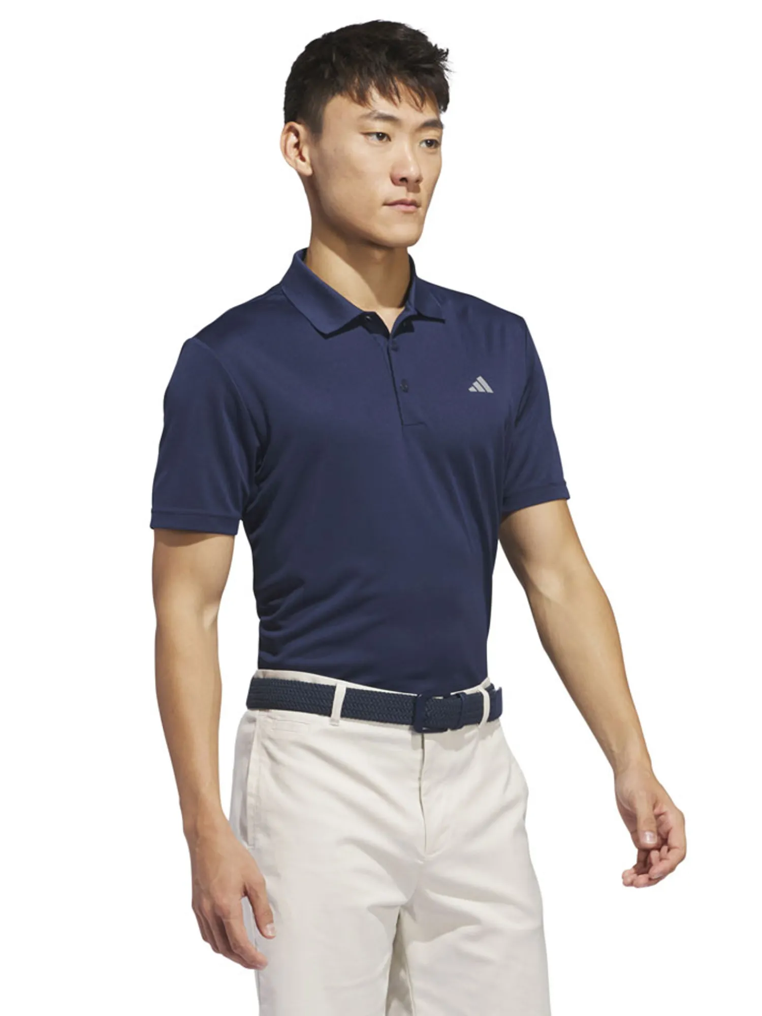 Adidas Shirts|Core Performance PrimeGreen Polo Shirt - Collegiate Navy