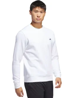 Adidas Jumpers|Crewneck Sweatshirt - White