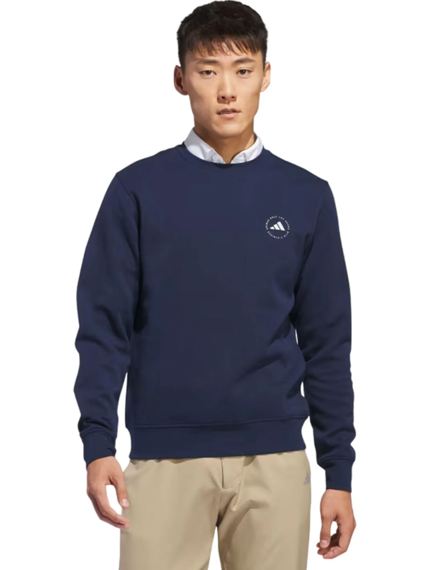 Adidas Jumpers|Crewneck Sweatshirt - Collegiate Navy
