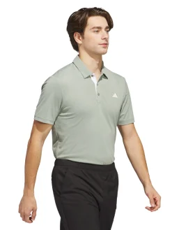 Adidas Clearance Clothing|Drive Heather Polo Shirt - Silver Green