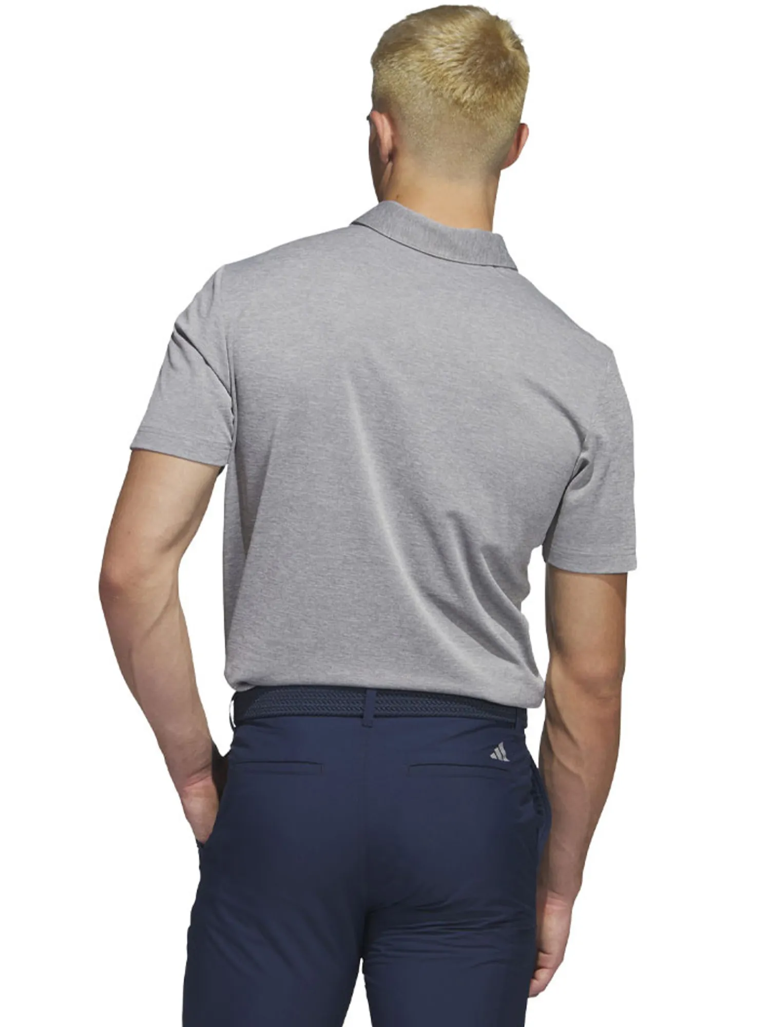 Adidas Clearance Clothing|Drive Heather Polo Shirt - Grey Three Mel.