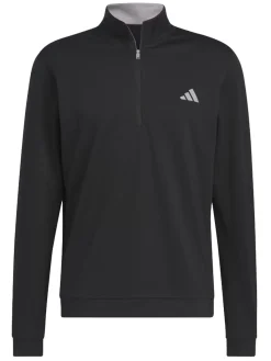 Adidas Jumpers|Elevated 1/4-Zip Pullover - Black