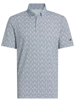 Adidas Shirts|Go-To Printed Stripe Polo Shirt - Wonder Blue/Collegiate Navy