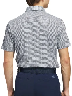 Adidas Shirts|Go-To Printed Stripe Polo Shirt - Wonder Blue/Collegiate Navy