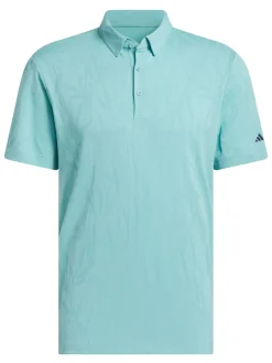 Adidas Shirts|Go-to Textured Polo Shirt - Mint Tone
