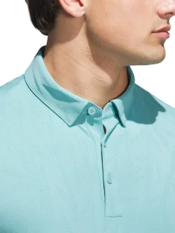 Adidas Shirts|Go-to Textured Polo Shirt - Mint Tone