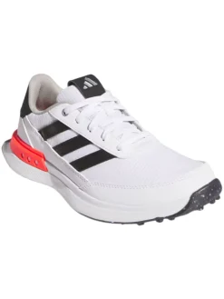 Adidas Junior Golf Shoes|Junior S2G Spikeless Golf Shoes - Ftwr White/Core Black/Lucid Red