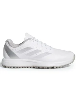Adidas Junior Golf Shoes|Juniors Adizero ZG Spikeless Golf Shoes - Ftwr White/Silver Met.