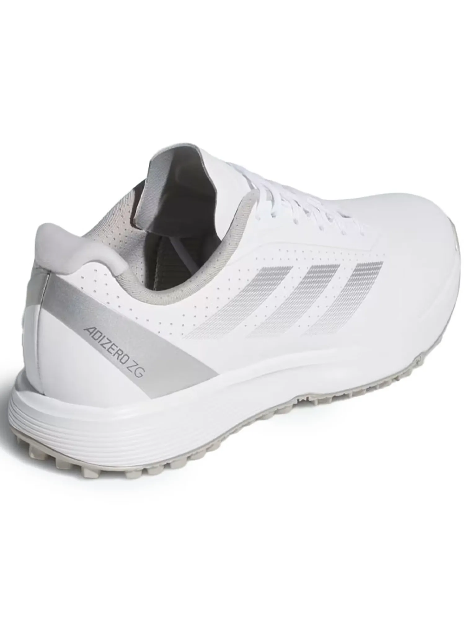 Adidas Junior Golf Shoes|Juniors Adizero ZG Spikeless Golf Shoes - Ftwr White/Silver Met.