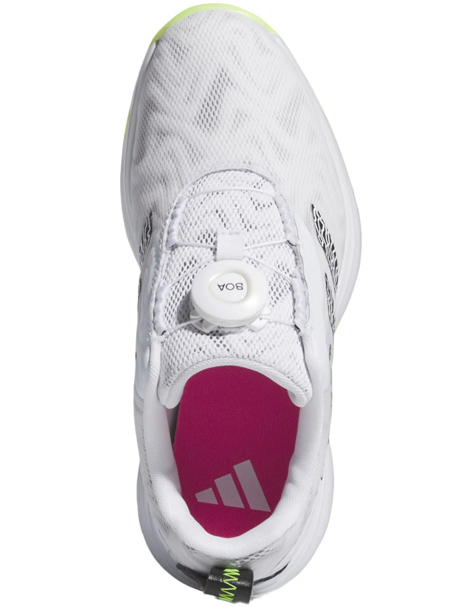 Adidas Junior Golf Shoes|Juniors Codechaos BOA 25 Spikeless Golf Shoes - Ftwr White/Core Black