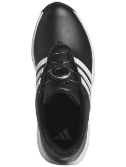 Adidas Junior Golf Shoes|Juniors Tour360 24 BOA Golf Shoes - Core Black/Ftwr White/Iron Met.