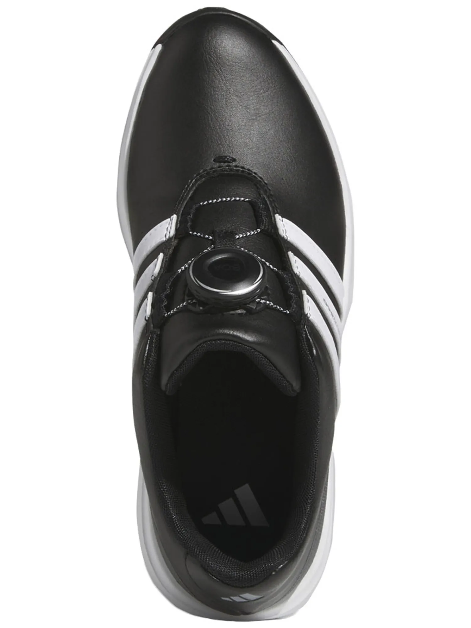 Adidas Junior Golf Shoes|Juniors Tour360 24 BOA Golf Shoes - Core Black/Ftwr White/Iron Met.