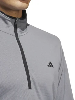 Adidas Jumpers|Lightweight Half-Zip Pullover - Grey Three