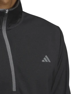 Adidas Jumpers|Lightweight Half-Zip Pullover - Black
