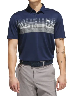 Adidas Shirts|Performance Allover Print Polo Shirt - Collegiate Navy