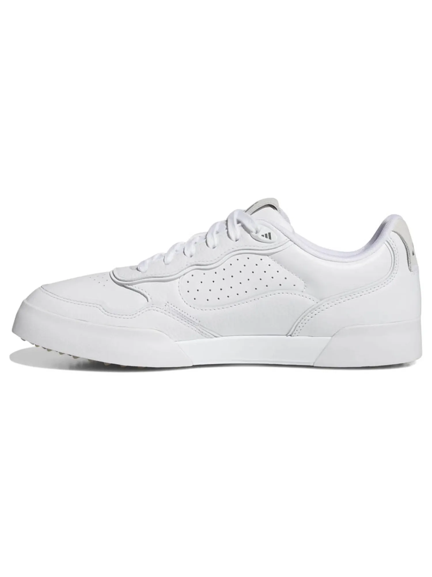 Adidas Mens Golf Shoes|Retrocross 25 Spikeless Golf Shoes - Ftwr White/Grey Six/Gum4