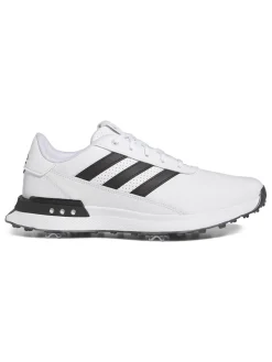 Adidas Mens Golf Shoes|S2G 24 Golf Shoes - Ftwr White/Core Black/Silver Met.