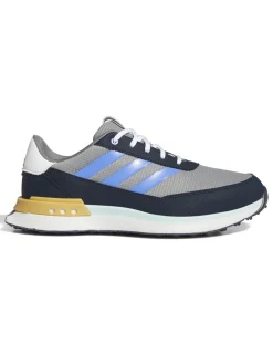 Adidas Clearance Shoes|S2G Spikeless 24 Golf Shoes (Wide Fit) - Grey/Cobalt Blue/Aurora Ink