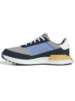 Adidas Clearance Shoes|S2G Spikeless 24 Golf Shoes (Wide Fit) - Grey/Cobalt Blue/Aurora Ink