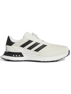 Adidas Mens Golf Shoes|S2G Spikeless Boa 24 Golf Shoes (Wide Fit) - Orbit Grey/Core Black