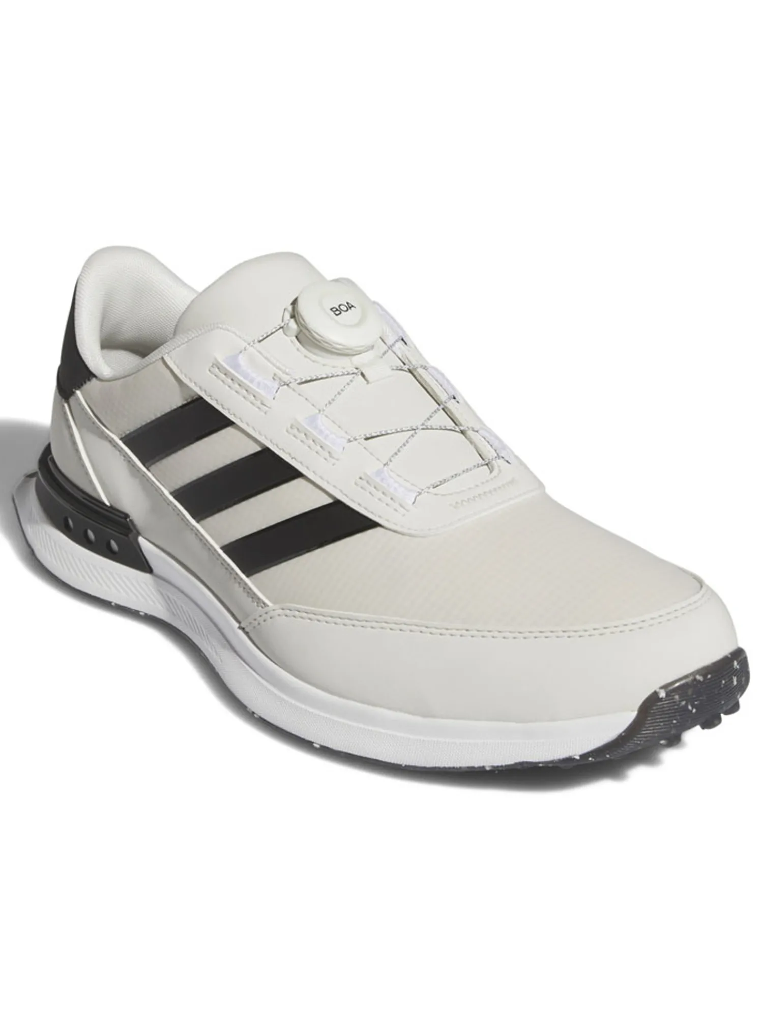 Adidas Mens Golf Shoes|S2G Spikeless Boa 24 Golf Shoes (Wide Fit) - Orbit Grey/Core Black