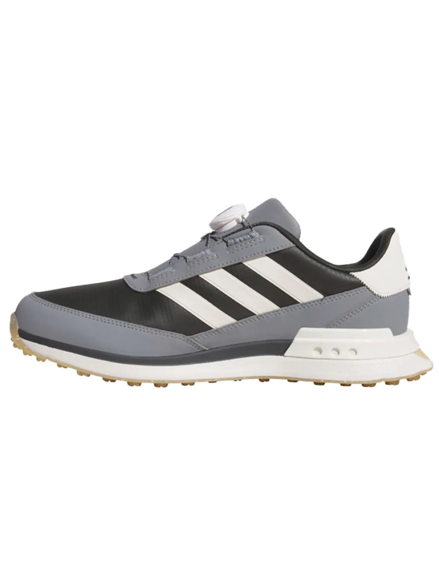 Adidas Mens Golf Shoes|S2G Spikeless BOA Golf Shoes - Carbon/Chalk White/Grey Three