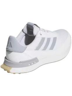 Adidas Mens Golf Shoes|S2G Wide Spikeless Golf Shoes - Ftwr White/Halo Silver/Gum4