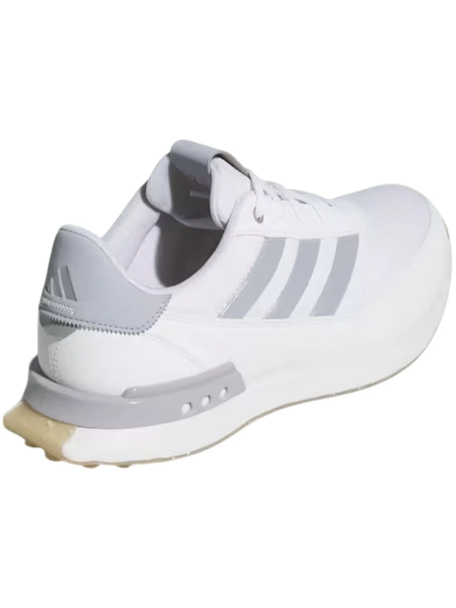 Adidas Mens Golf Shoes|S2G Wide Spikeless Golf Shoes - Ftwr White/Halo Silver/Gum4