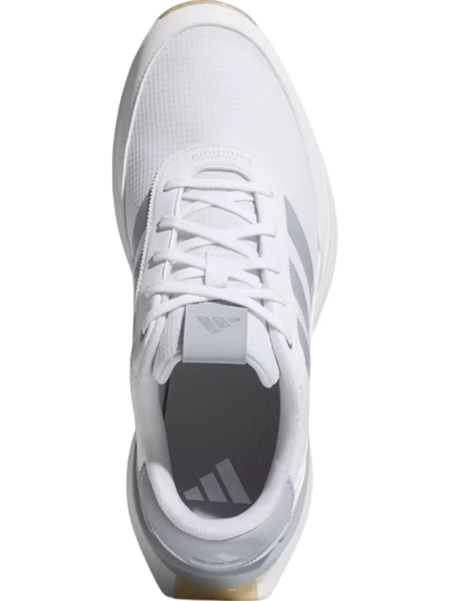 Adidas Mens Golf Shoes|S2G Wide Spikeless Golf Shoes - Ftwr White/Halo Silver/Gum4
