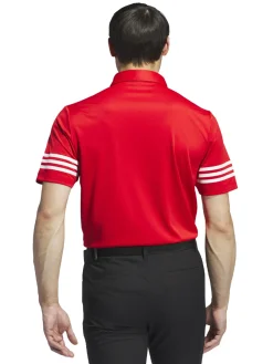 Adidas Clearance Clothing|3-Stripes Polo Shirt - Better Scarlet
