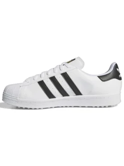 Adidas Clearance Shoes|Superstar Golf Spikeless Shoes - Ftwr White/Core Black/Gold Met.